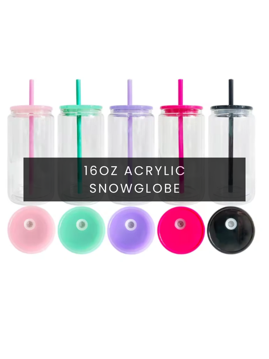 16oz Acrylic Snowglobe