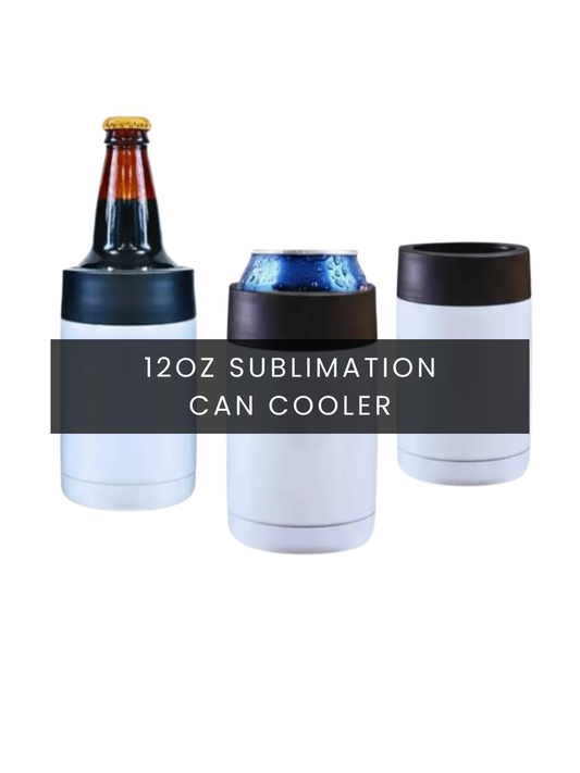 12oz Sublimation Can Cooler