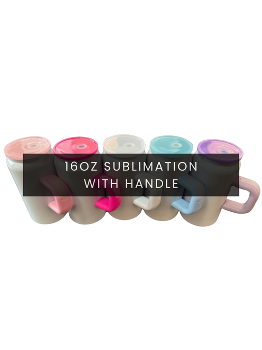 16oz Sublimation With Handle